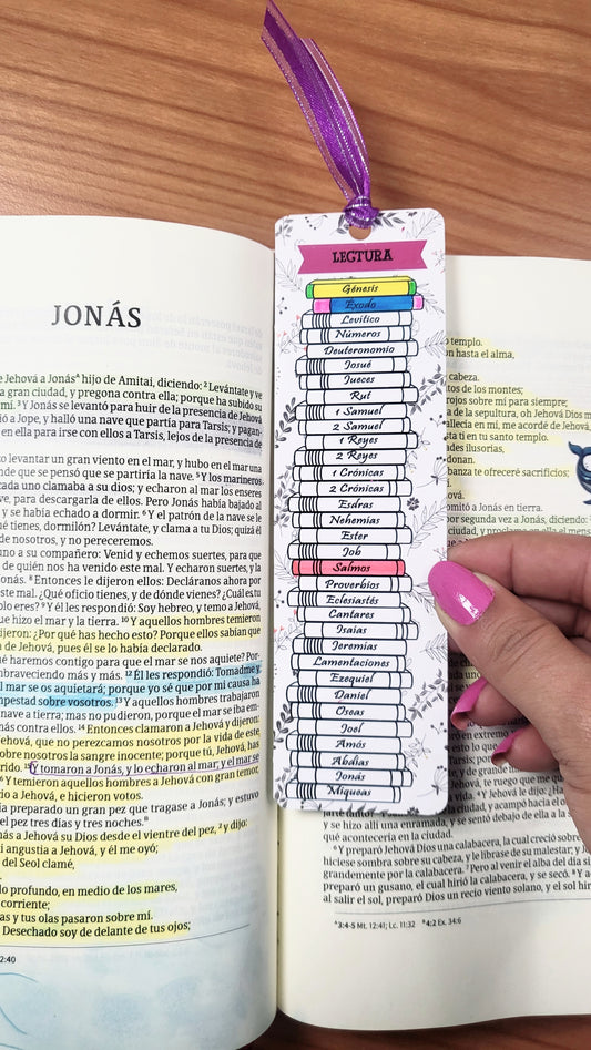 Separador de lectura Bíblica editable